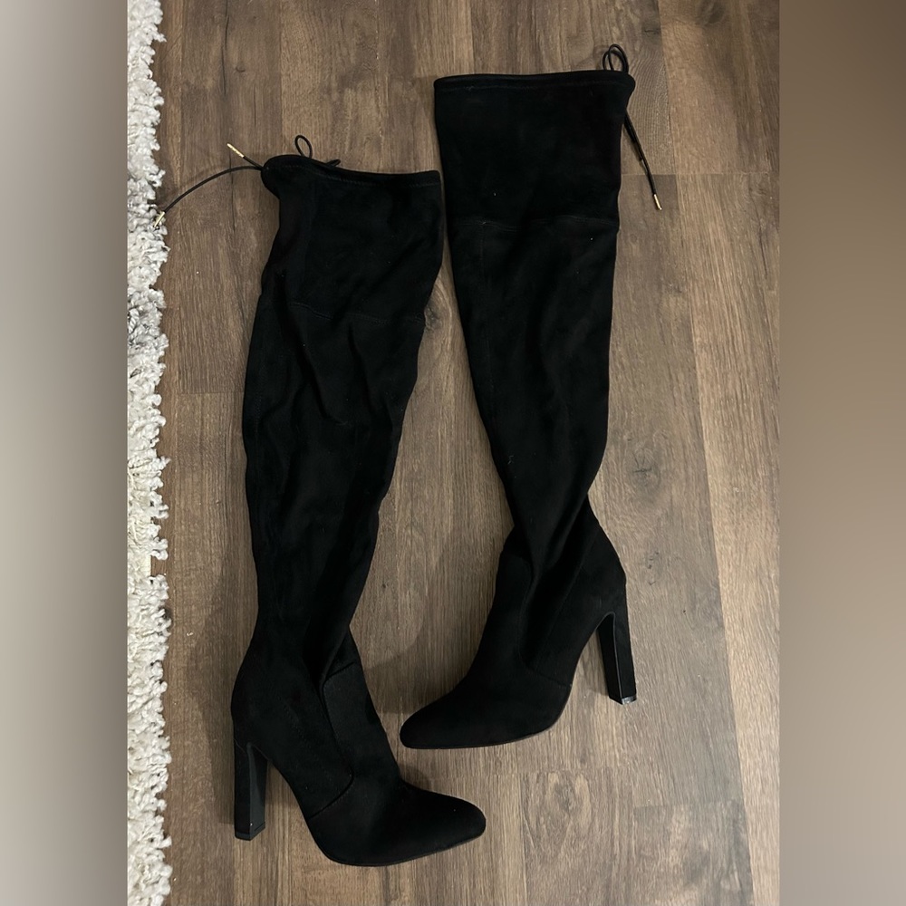 Black Over The Knee Boots